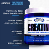 Gaspari Nutrition Créatine Pure – shaker et préparation eau, hydratation idéale.