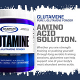 Gaspari Glutamine format bocal 60 portions, routine quotidienne.