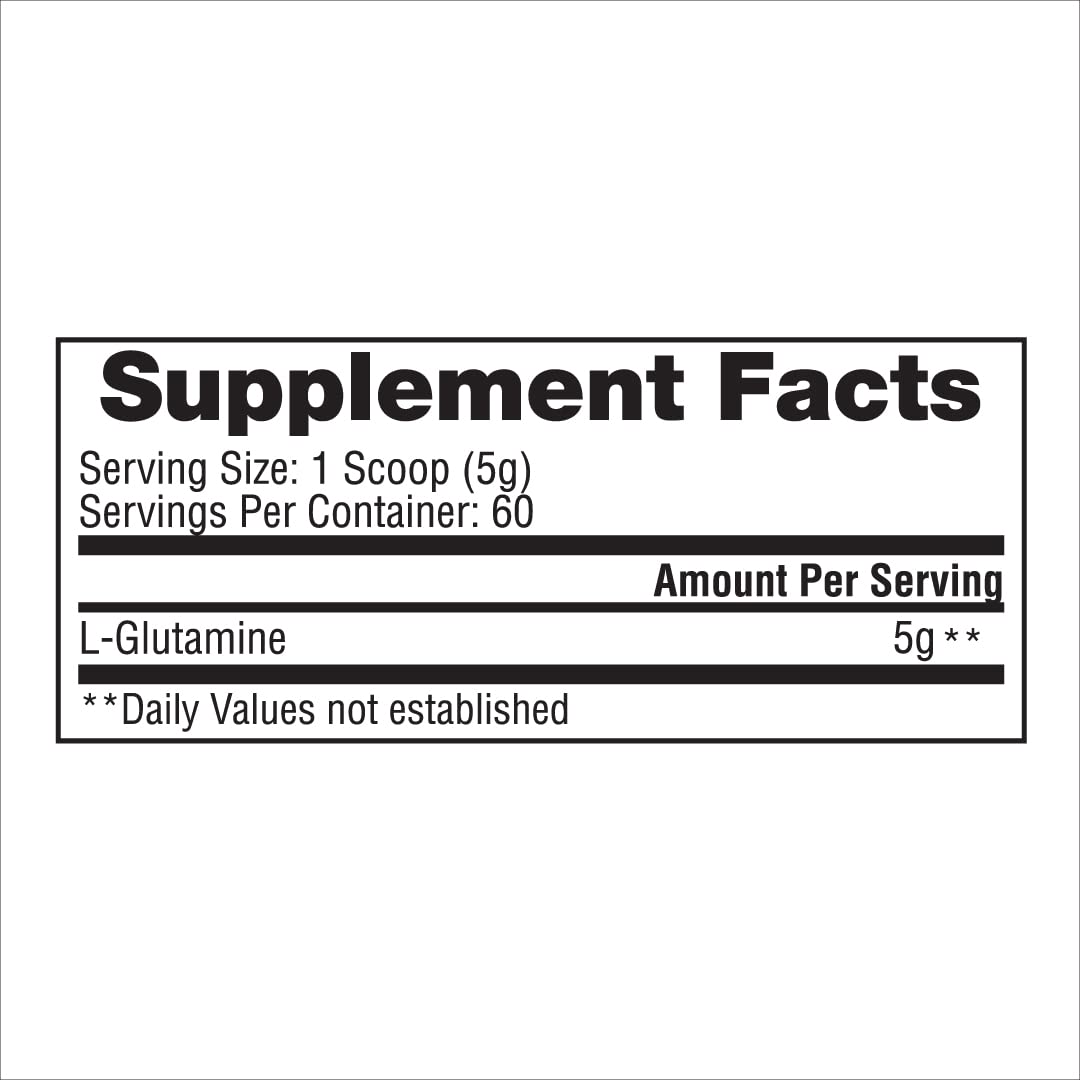 Gaspari Glutamine poudre micronisee, absorption rapide et pratique.