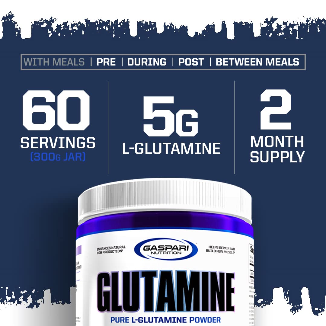 Gaspari Glutamine ideale apres-entraînement pour recuperer et soutenir les muscles.