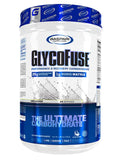 Glycofuse Gaspari Nutrition emballage et etiquette, énergie durable pour entraînement prolongé.