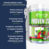 Gaspari Nutrition Greens and Reds, portion saveur fruits naturels: facilite l'apport quotidien de fruits et légumes