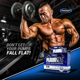 Gaspari PlasmaJet: emballage compact montrant les informations essentielles et le dosage conseillé.