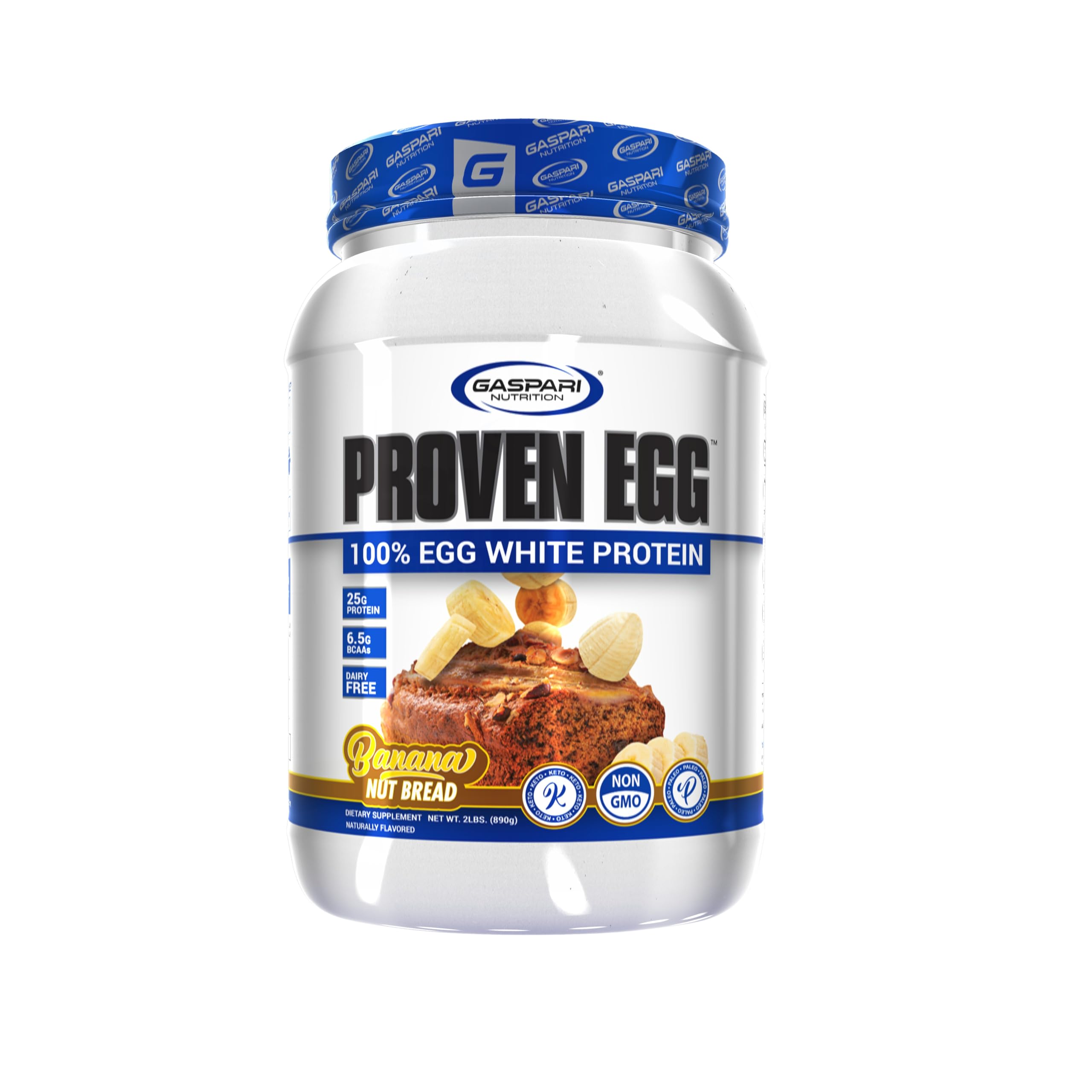 Gaspari Nutrition Proven Egg emballage et sachet – source de protéines pratique après l'entraînement