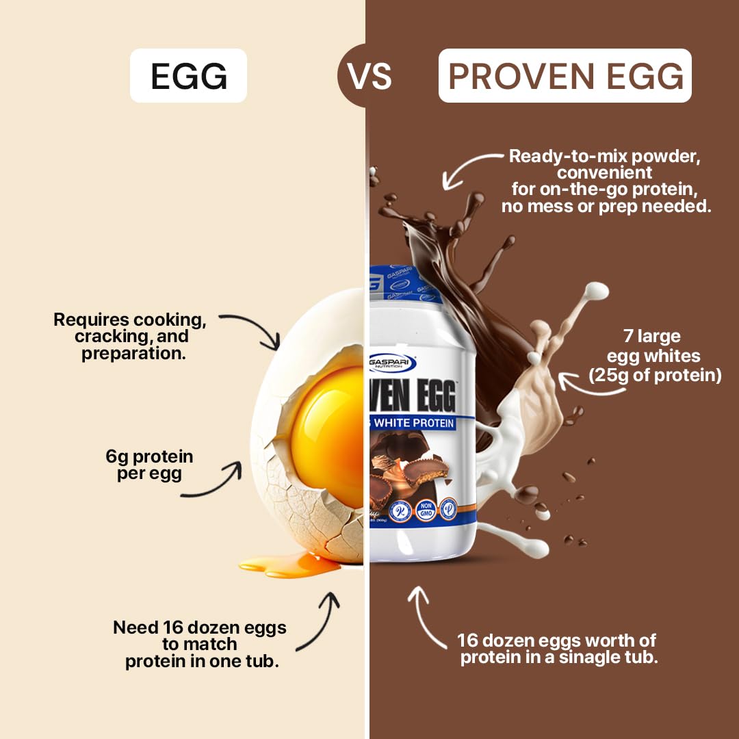 Gaspari Protéine d'œuf Proven Fruity Cereal poudre prête à diluer.