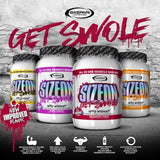 Gaspari SizeOn étiquette produit, informations claires sur le produit.