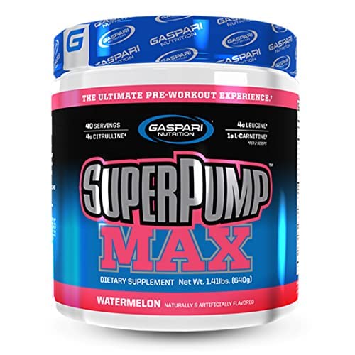 Gaspari SuperPump MAX arôme Pastèque, goût rafraîchissant pour la séance.