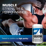 GAT SPORT Créatine Monohydrate, mesure-dose pratique pour doser facilement la dose quotidienne.
