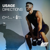 GAT SPORT Créatine Monohydrate, pré-entraînement propice à l’effort soutenu.