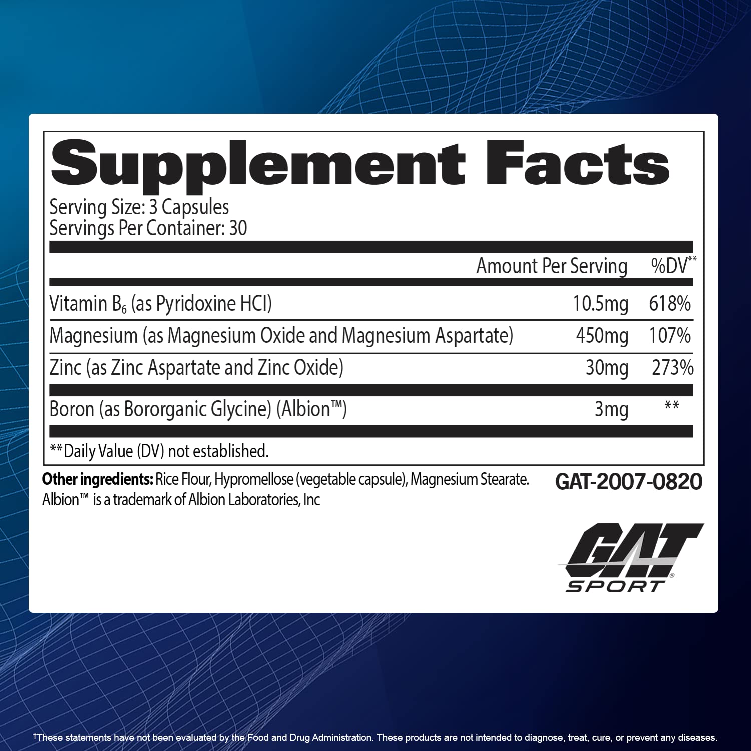 GAT SPORT ZMAG-T ambiance sportive, soutien potentiel à l'entraînement et récupération.