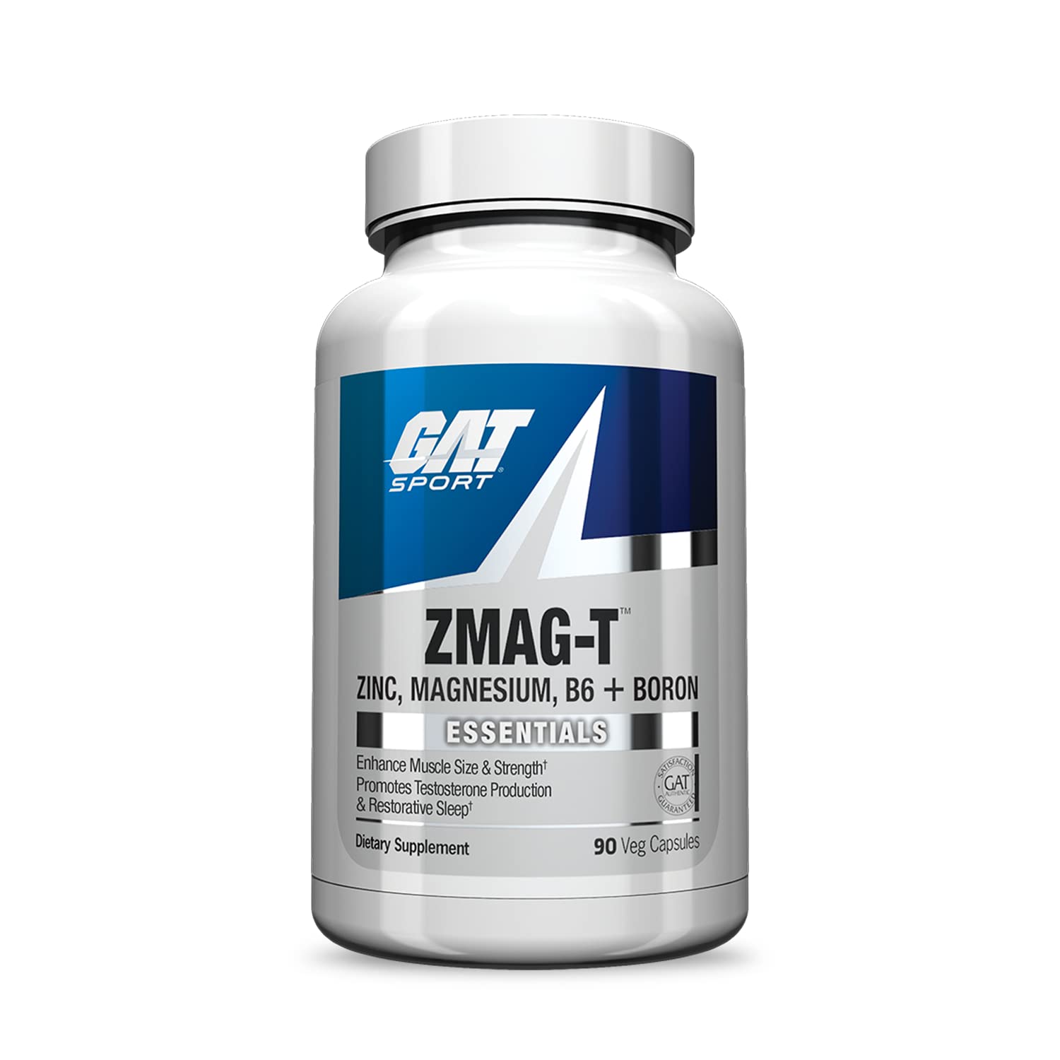 GAT SPORT ZMAG-T bouteille végétales avec étiquette, soutien potentiel à la récupération.