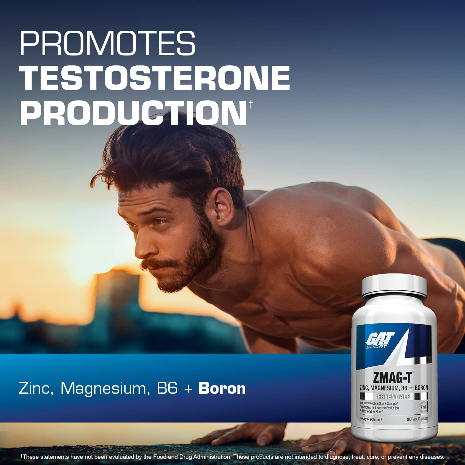 GAT SPORT ZMAG-T – gélules zinc, magnésium et B6, pour soutien à la performance.