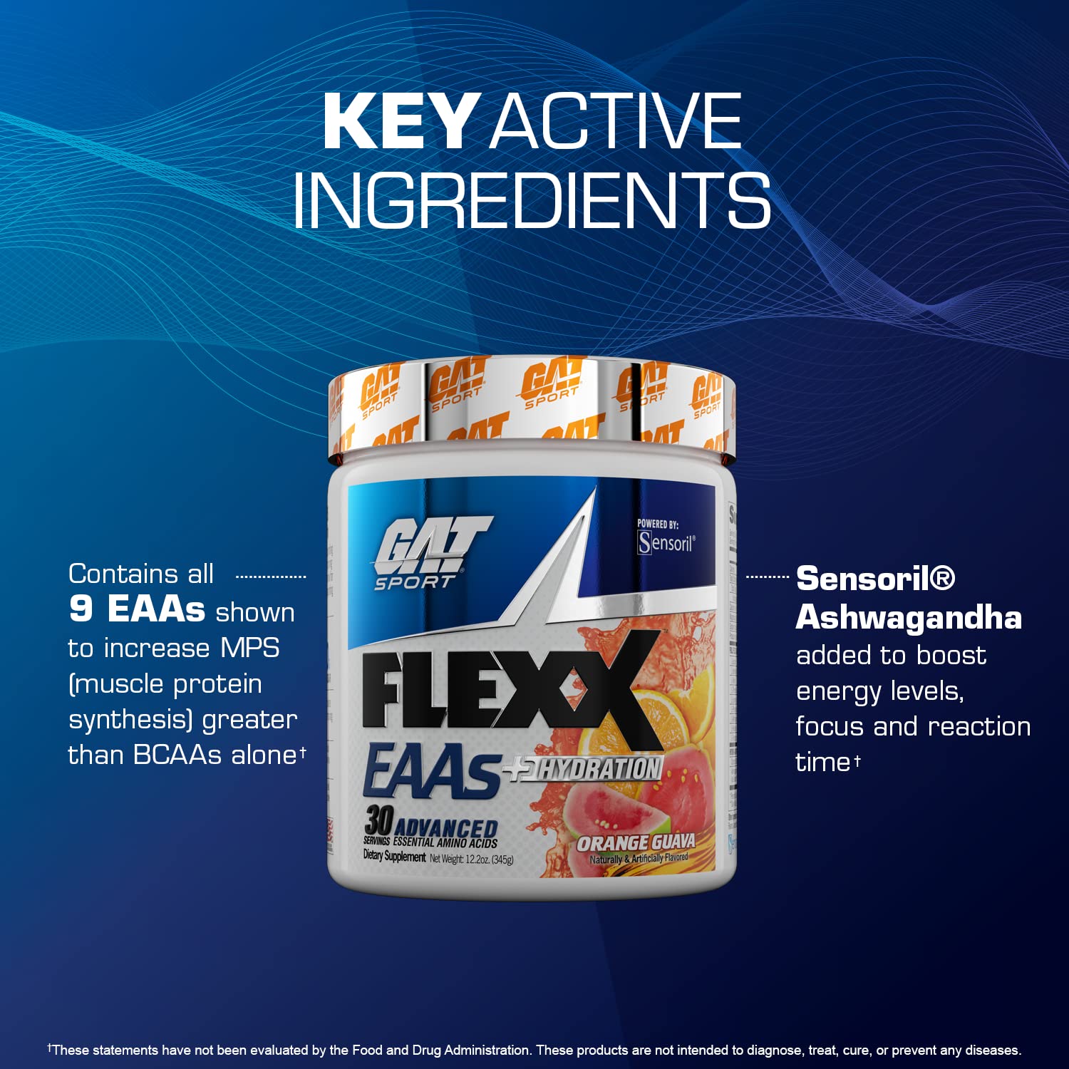 GAT SPORT Flexx EAAs - utilisation pré-entraînement pour une préparation fluide