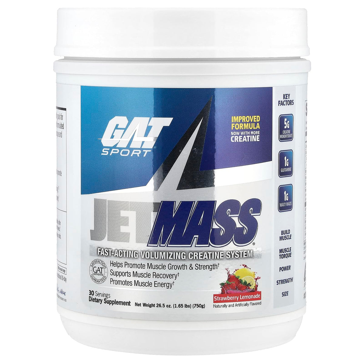GAT SPORT JetMass – bouteille-doseur, prête à doser pour une session efficace.