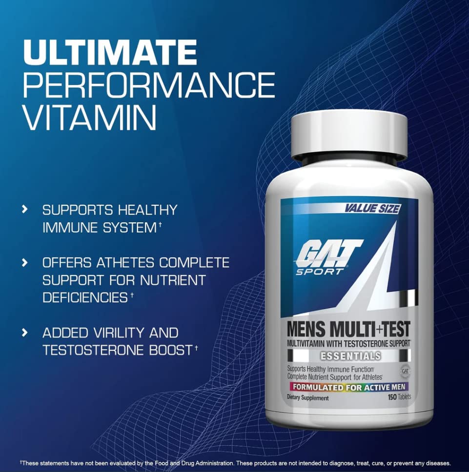 GAT SPORT Multi-Test ingrédients naturels pour une base nutritive.