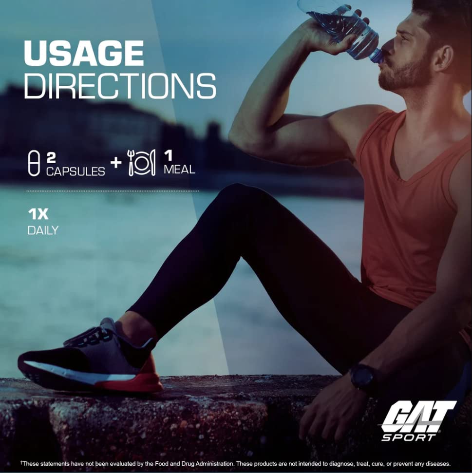 GAT SPORT Multi-Test prise avec repas ou à jeun selon votre préférence.