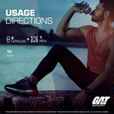 GAT SPORT Multi-Test prise avec repas ou à jeun selon votre préférence.