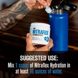 Composition Nitraflex Hydration avec électrolytes pour une réhydratation ciblée.