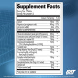 GAT SPORT Testrol – étiquette scientifique montrant la formulation avancée.