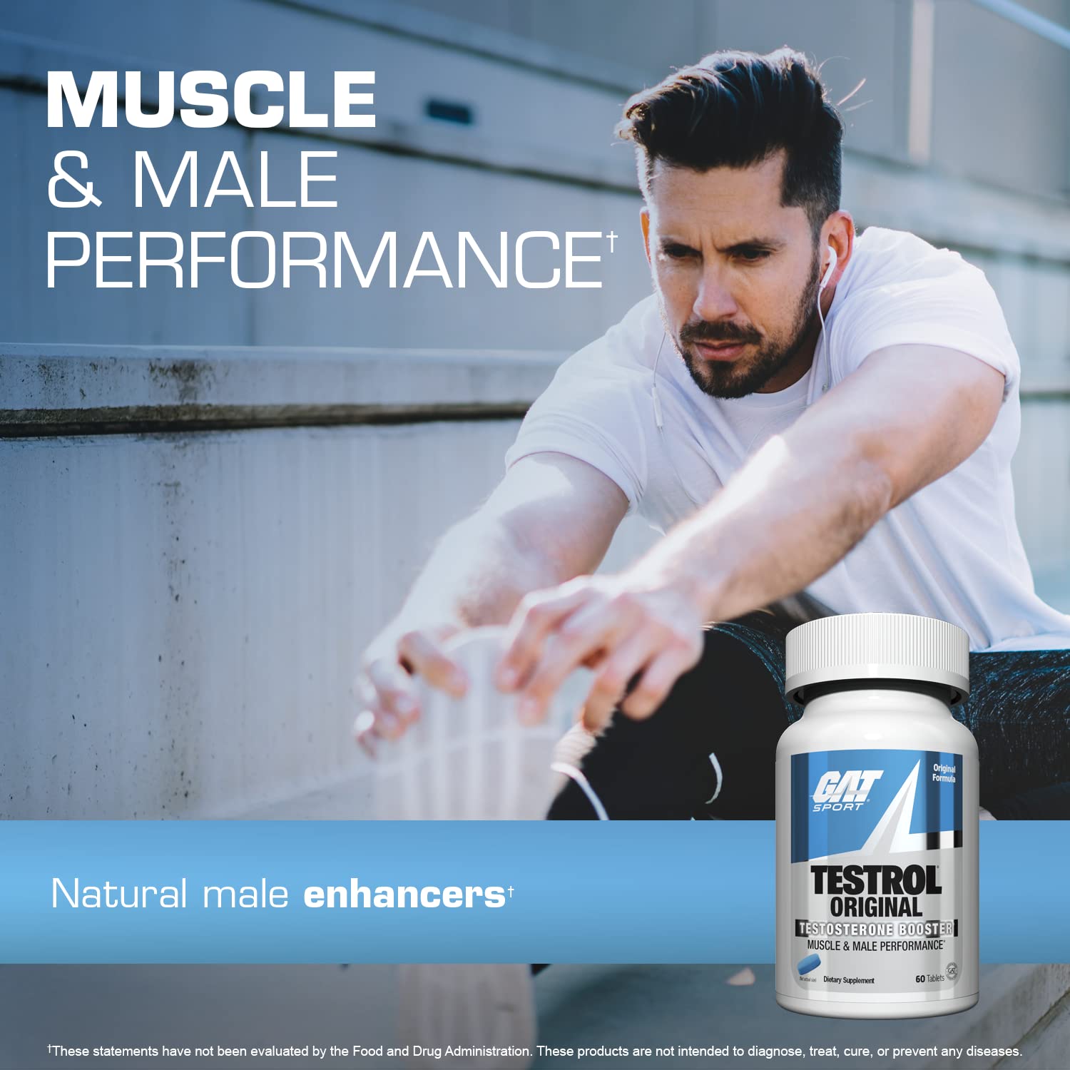 GAT SPORT Testrol – zinc pour le métabolisme et la récupération.