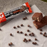 Barres Gatorade protéinées, chocolat et pépites, pratique après l'effort.