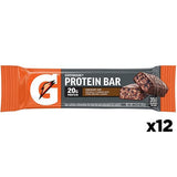 Vue du pack Gatorade barres protéinées de récupération chocolat-pépites.