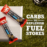 Barre Gatorade Whey sur le terrain pour recharger l'effort.