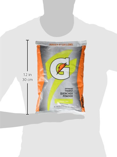 Emballage Gatorade poudre citron-lime, conservation pratique pour longues séances