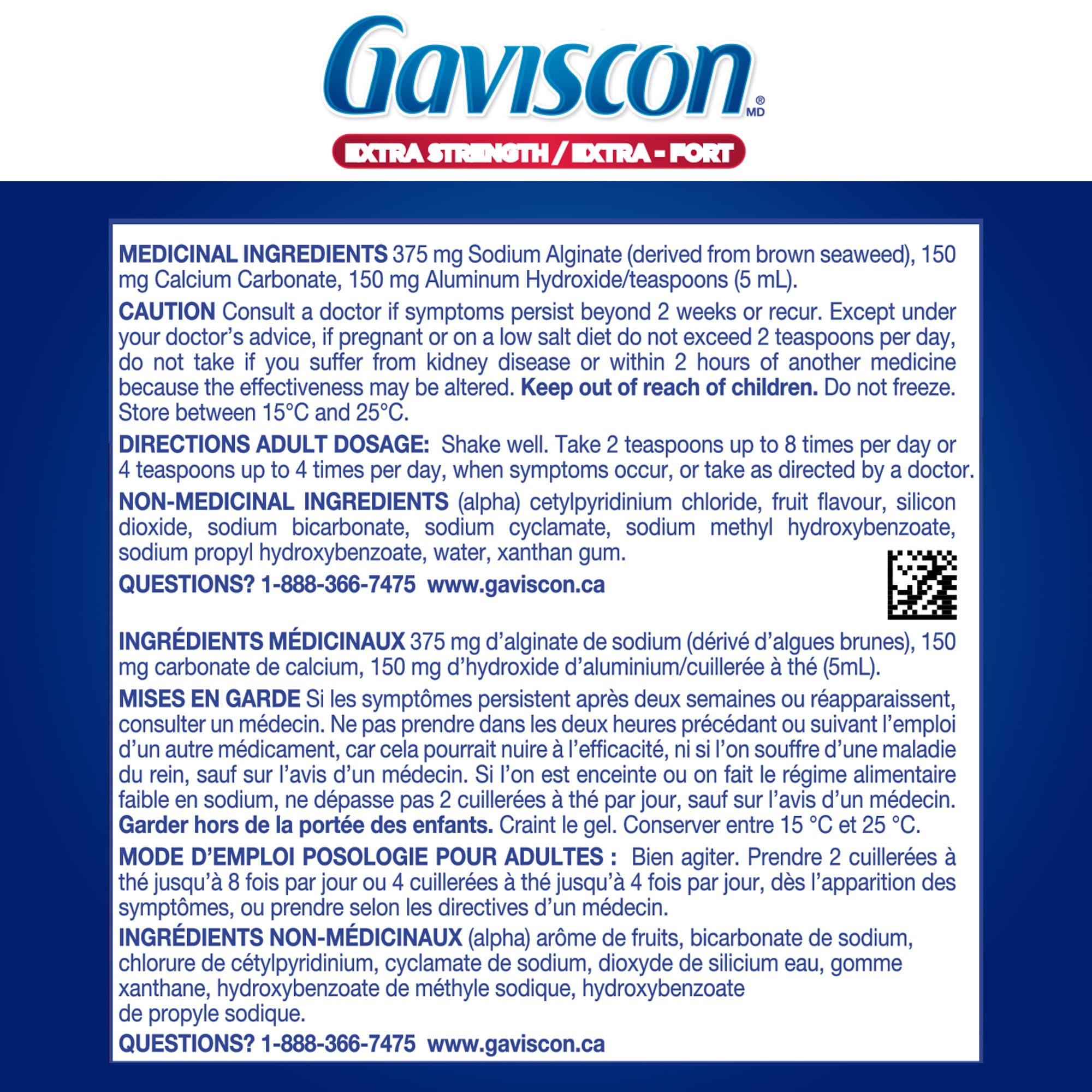 Gaviscon recommandé par les médecins, référence fiable pour l’information produit.