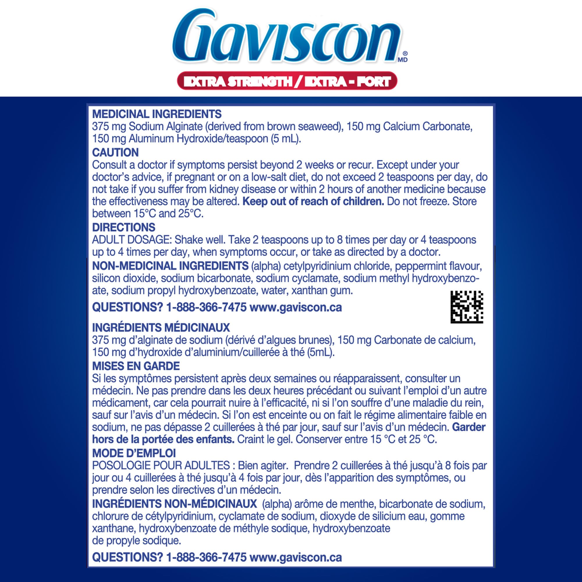 Gaviscon Debut Rapide Menthe Glacée, action qui commence rapidement.