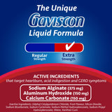 Gaviscon dose jour-nuit, prêt à être utilisé selon le moment.