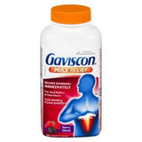 Gaviscon Max Relief – comprimés moussants à croquer, goût fruits des baies et soulagement potentiel du reflux.