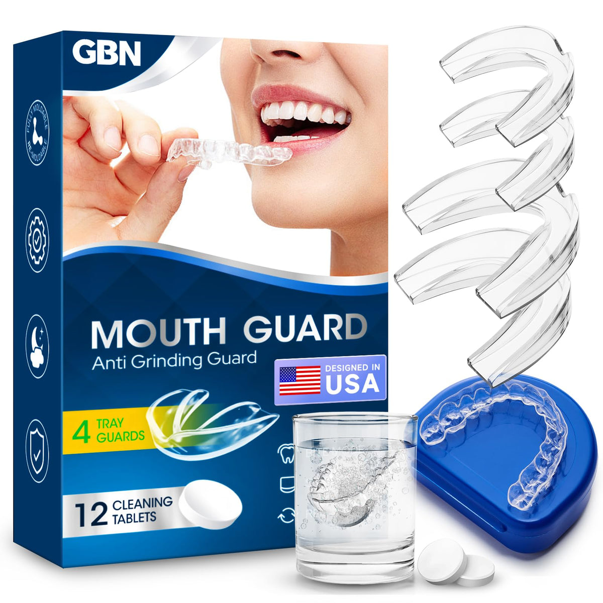 GBN masque-dent-confort-nocturne offre un maintien doux pendant le sommeil.