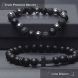 Bracelet GDLKPYHS design croix, allure polyvalente.