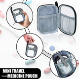GDNasist mini sac portable pour médicaments lors des déplacements.