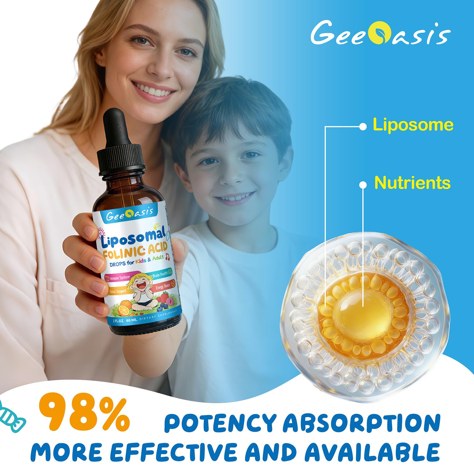 Geeoasis zinc citrate et nutriments essentiels
