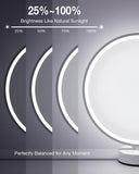 Geecent lampe luminothérapie 4000K, bureau productif lumière naturelle pour concentration.