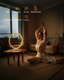 Geecent lampe luminothérapie télécommande distance jusqu'à 15 mètres, contrôle pratique.