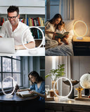 Geecent lampe luminothérapie usage domestique et bureau, design discret et efficace.
