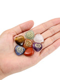 GEHECRST coeurs-pierres-chakra-sept, cadeau élégant pour amie ou proche.