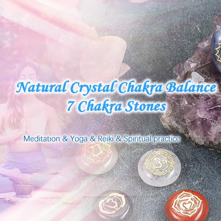 GEHECRST coffret velours noir pour rangement et offre des pierres chakra.