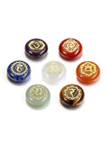 GEHECRST ensemble pierres chakra sept chakras polies pour énergie positive et méditation.