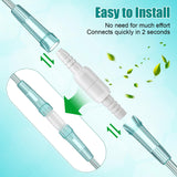 Geiserailie connecteur tube durable et réutilisable pour oxygène domestique