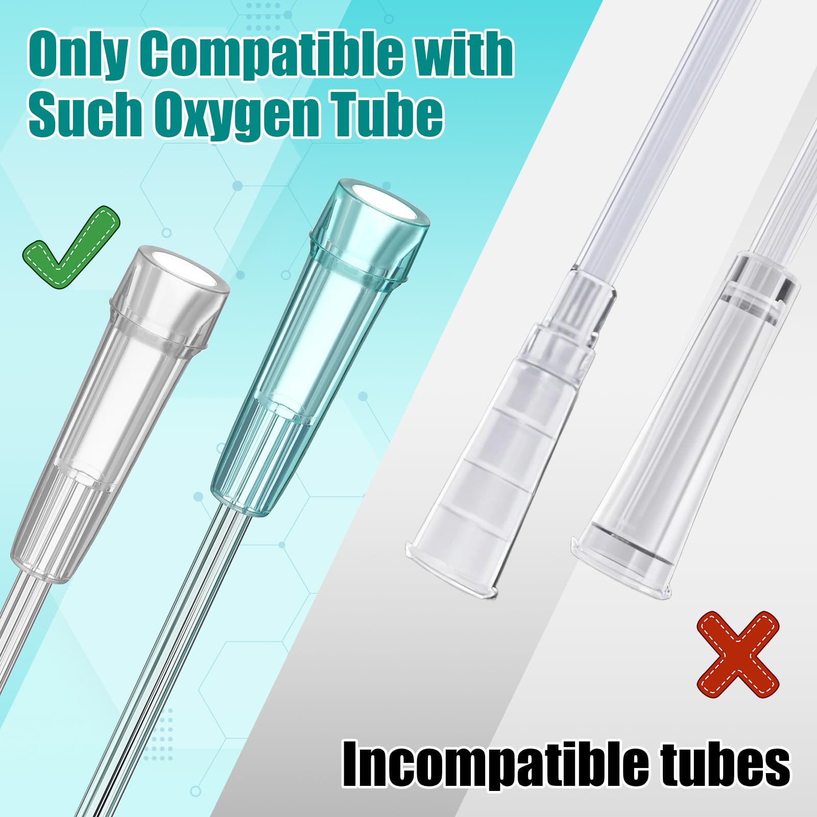 Geiserailie connecteur tube oxygène installation rapide et facile
