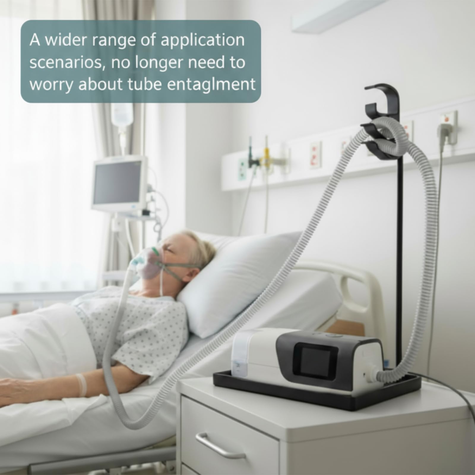Geiserailie: etagere CPAP rangement pour accessoires a portée de main