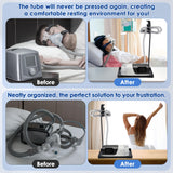 Geiserailie: support tuyau CPAP facile a installer sans perçage
