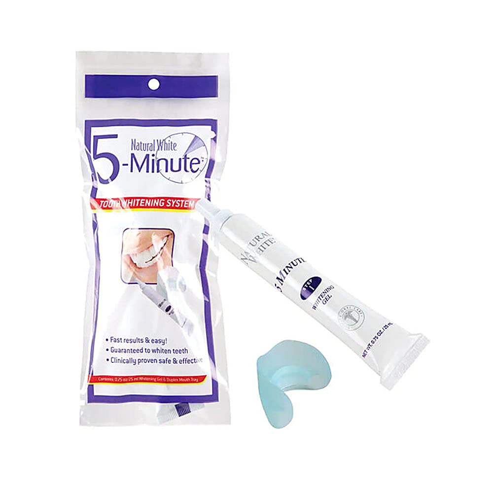 Gel-blanchissant-dents Natural White pour une application rapide et pratique.