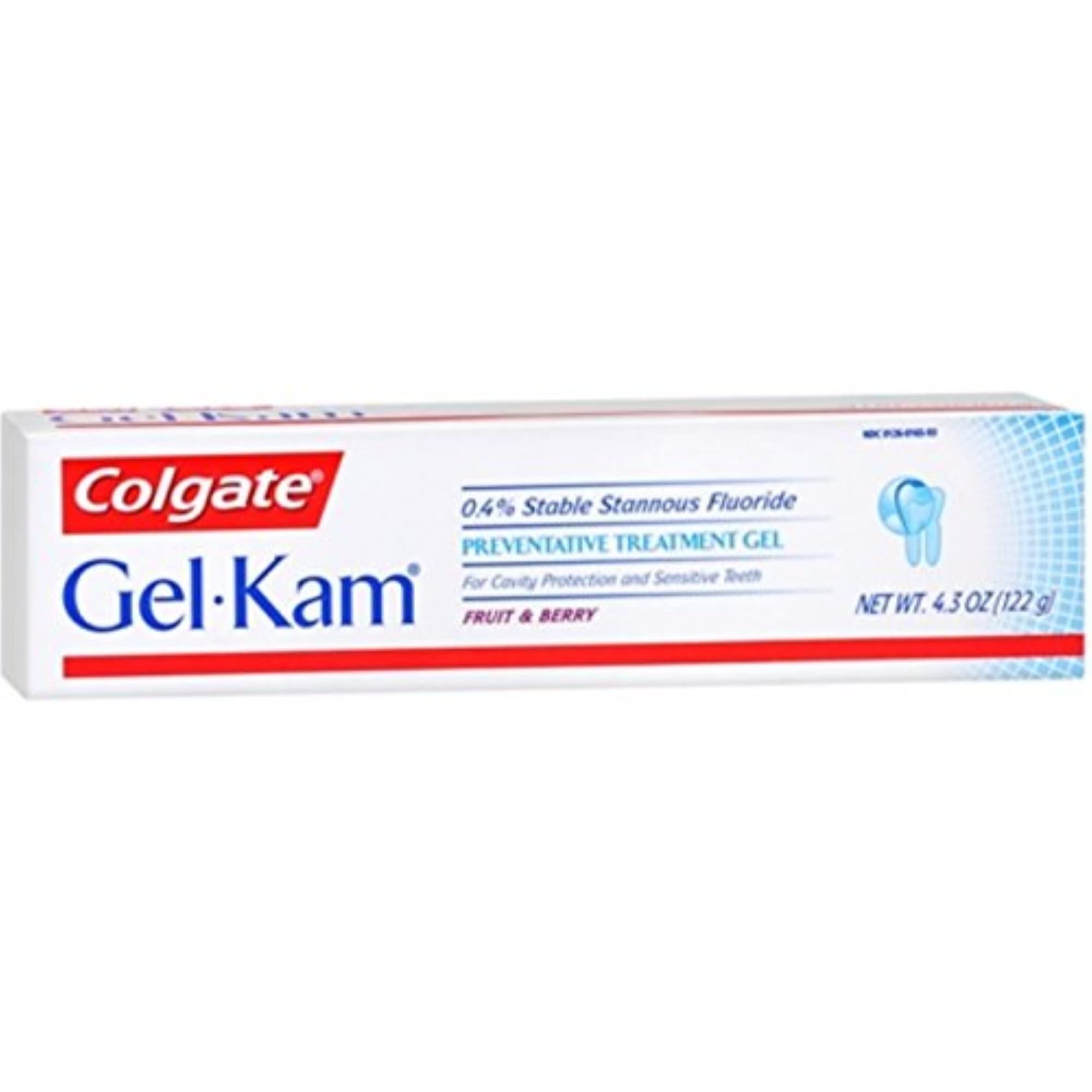 Gel-Kam Gel Fruits et Baies, saveur fruitée et format pack pratique dans la routine bucco-dentaire