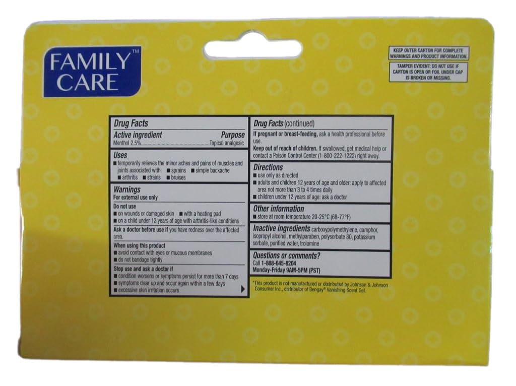 Gel vanissant Famille, texture légère et absorption rapide sans résidu.