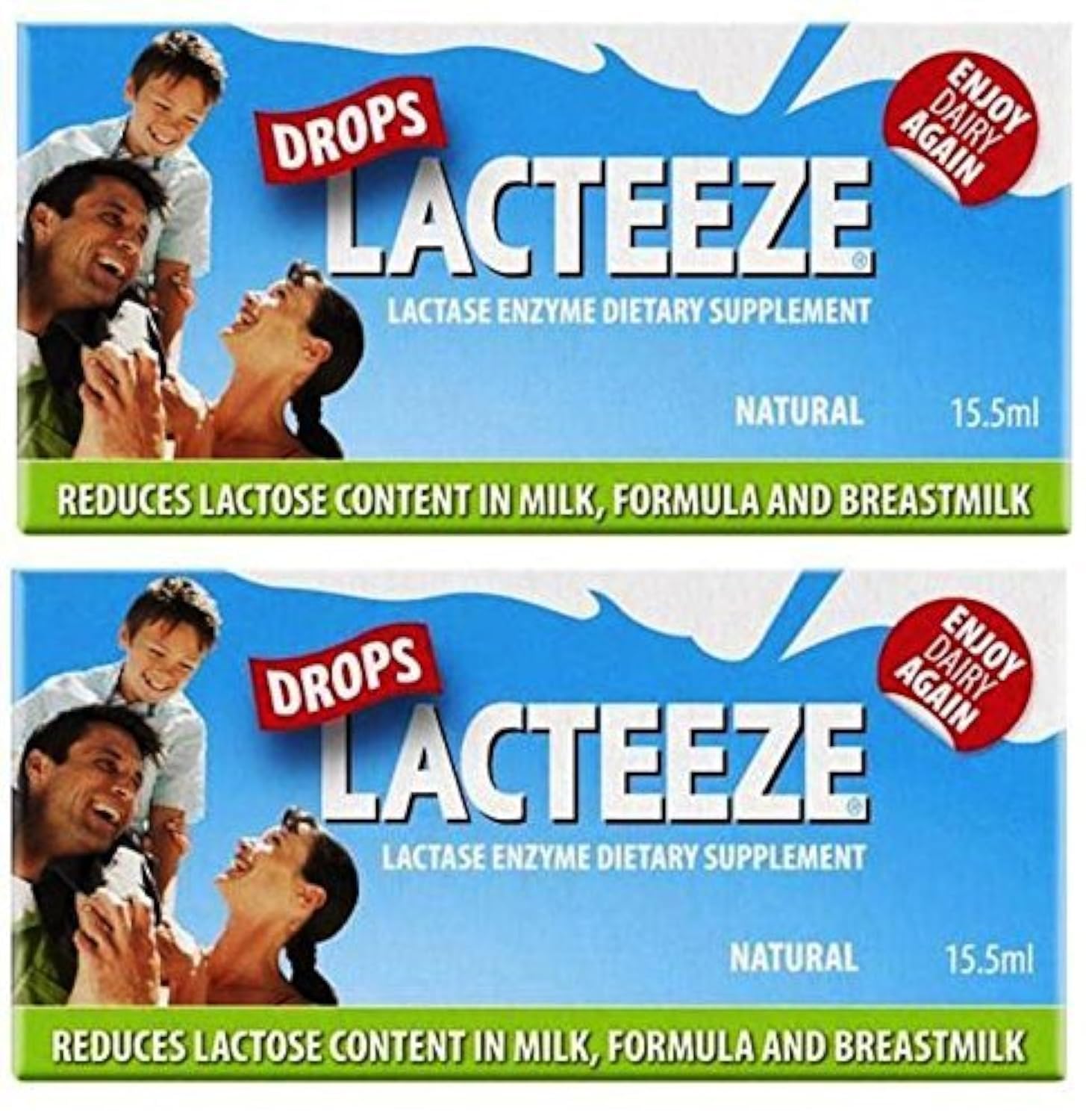 Gelda Scientific Lacteeze gouttes lactase : flacon pour soutenir la digestion et réduire le lactose.